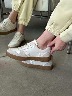 Кеды из натуральной замши