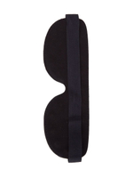 Черная кожаная маска на глаза с заклепками (Цвет: черный)