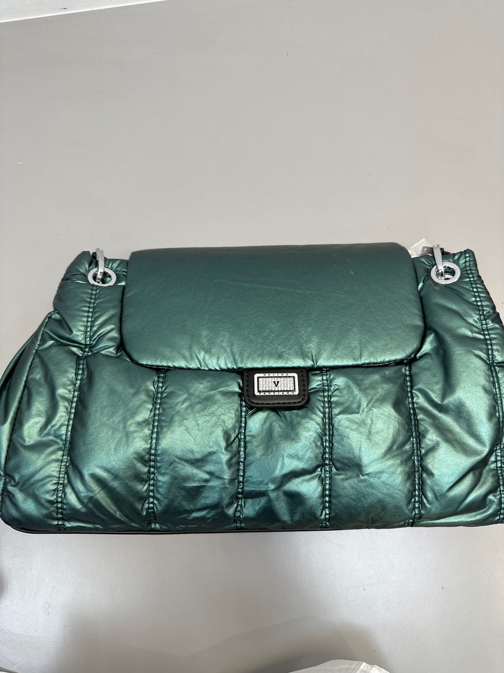 593323 GREEN Сумка женская, экокожа 35*9*22