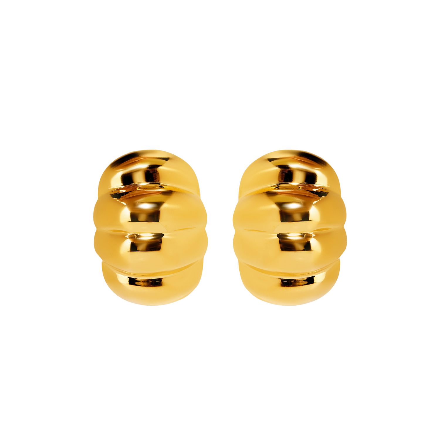 Серьги Gold Seashell Earrings