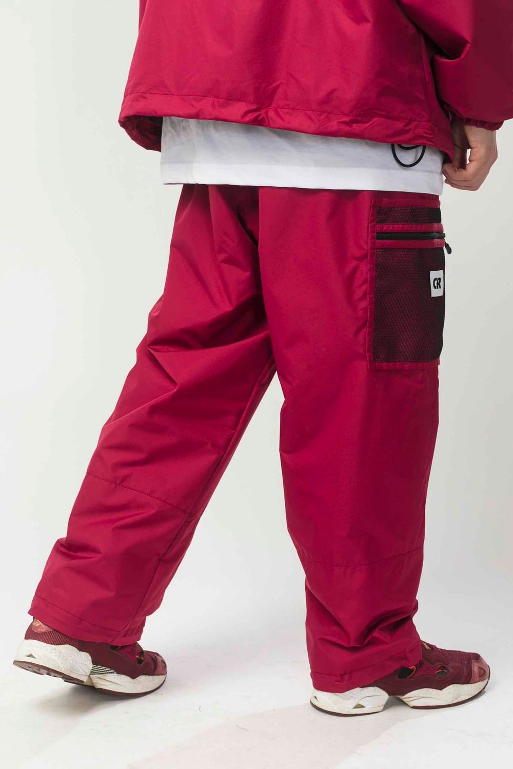 Штаны Codered Square Pants Wide бордовые