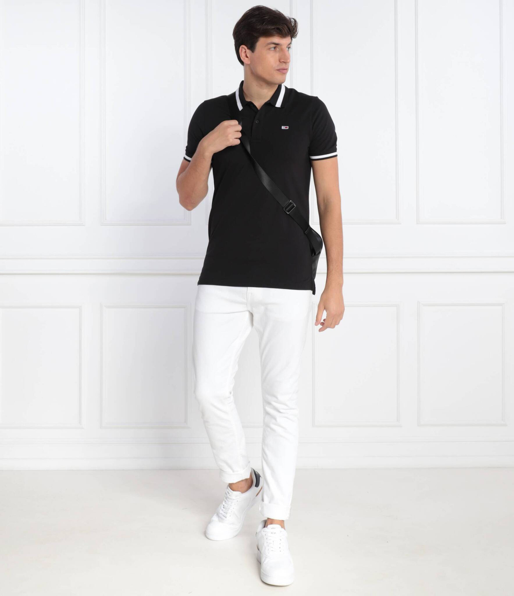 Поло Tommy Jeans - черный(DM0DM12220)