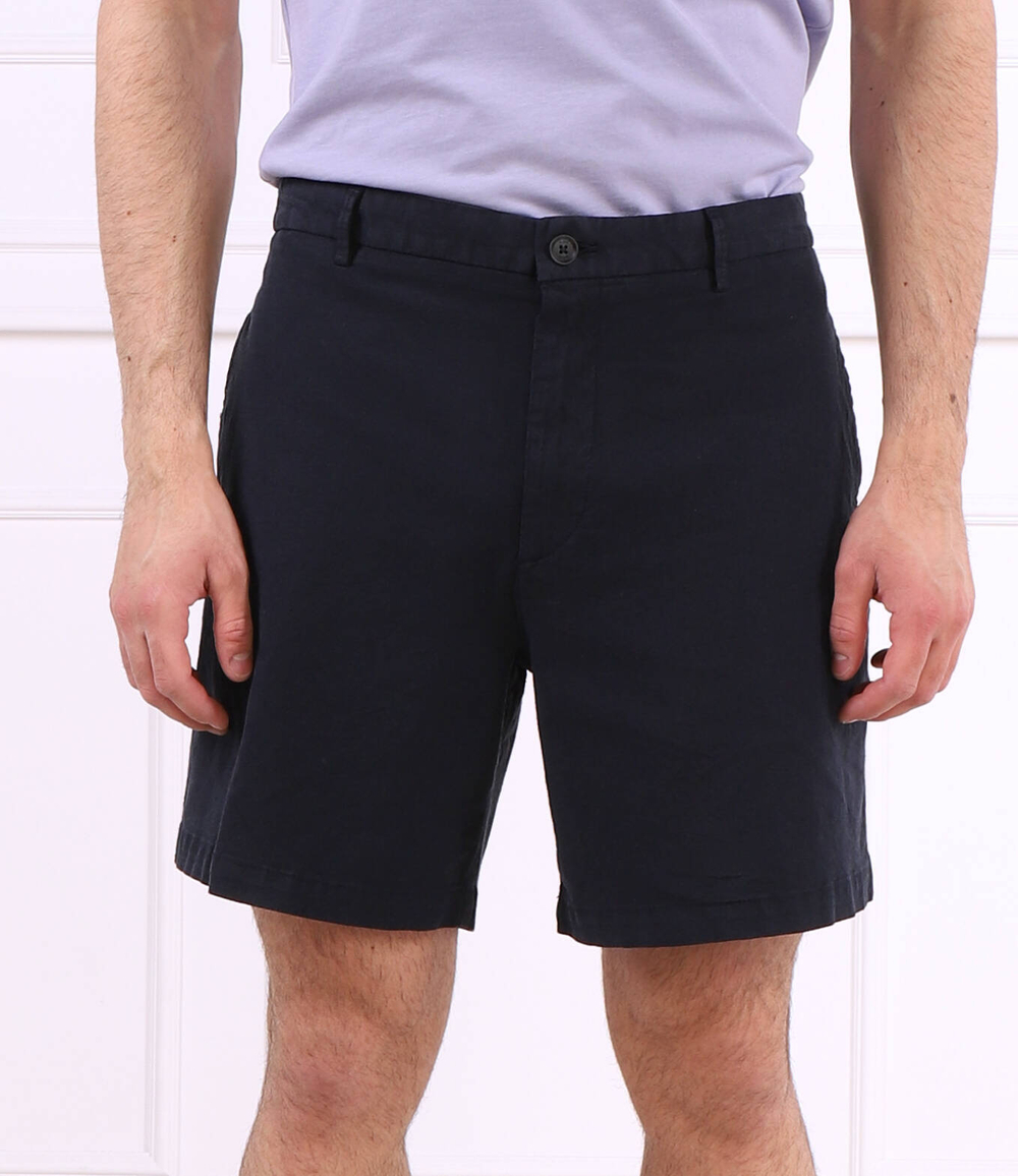 Льняное шорты Karlos BOSS BLACK - черный(50490563)