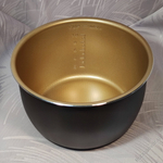 НЕКОНДИЦИЯ: Чаша с утолщёнными стенками и бронзо-тефлоновым покрытием для мультиварки-скороварки на 5 литров формата YBD