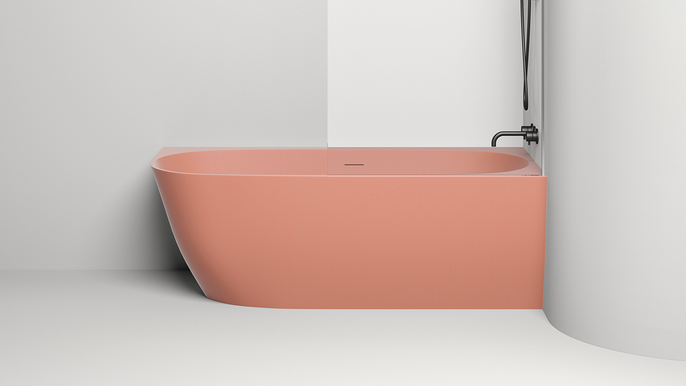 Ванна SOFIA CORNER R 170x85 матовая покраска по RAL полностью