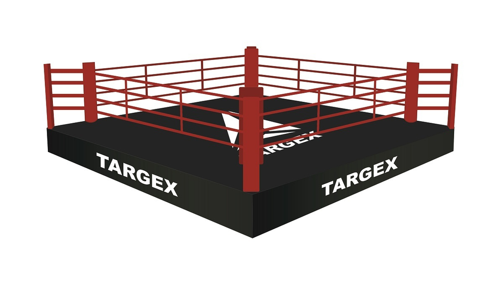 Ринг боксерский TARGEX на помосте высотой 0,5 м