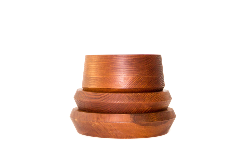 Набор деревянных тарелок Art of Siberia из сибирской сосны 3шт. TN26