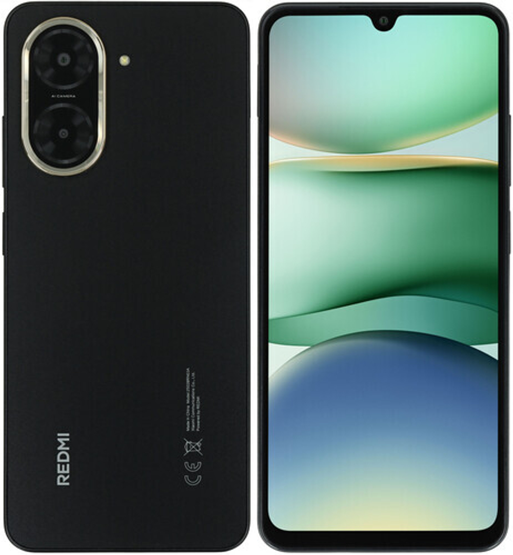 Смартфон Redmi A5 4/128GB Midnight Black RUS