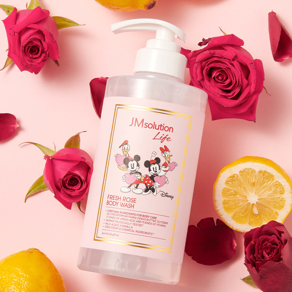 JM Solution Life Disney Collection Fresh Rose Body Wash гель для душа с экстрактом розы