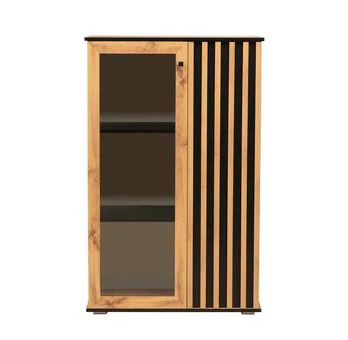 Шкаф комбинированный Либерти 51.03 (опора h20) Дуб вотан/Черный