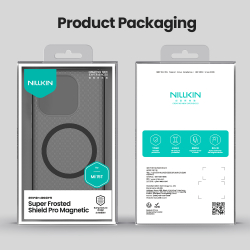 Чехол тонированный прозрачный с круглым магнитом для Xiaomi 15T, серия Super Frosted Shield Pro Magnetic от Nillkin