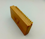 Щетка для лыж медная