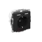 Розетка 1-м СП AtlasDesign 16А IP20 с 2-мя заряд. устройствами USB тип A+A 5В/2.4А 2х5В/1.2А механизм карбон SE ATN001030