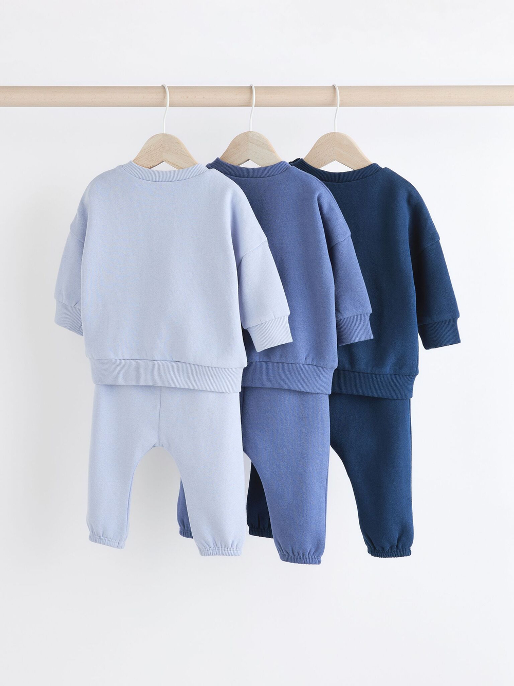 Толстовка и спортивные брюки в комплекте для малышей Next Q96-759, 3 шт., Синий