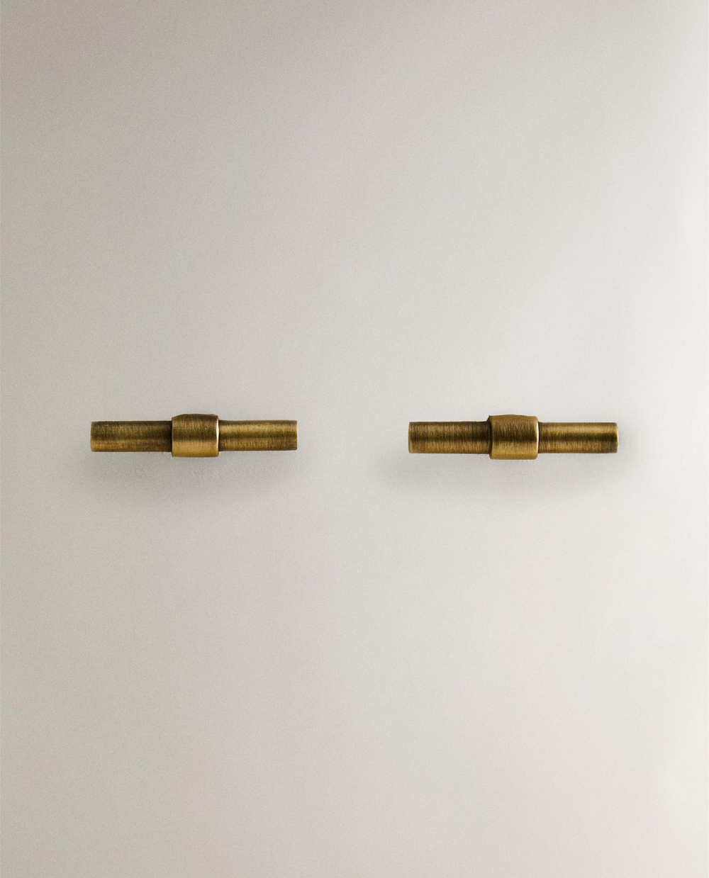 Мебельная ручка Zara Home, 3х4.5х1.5 см, золотой, 2 шт., 1337/555