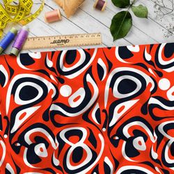 Ткань премиум интерлок кристальные взлеты фантазий