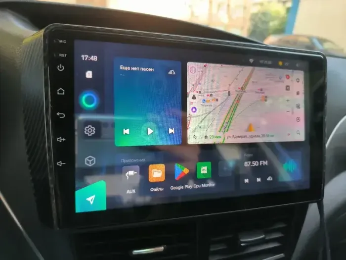 Магнитола для Subaru Forester 3 (SH) 2008-2013, Impreza (GH, GE) - Kuberg OL-9512 QLed, Android 13, Быстрейшая, CarPlay, SIM-слот
