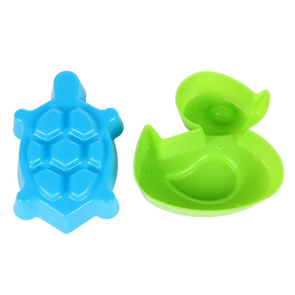 Песочный набор 9предм. формочки, лопатка, грабельки, сито 7030 (Юг-пласт)