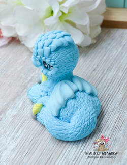 Силиконовая форма Дракончик чешуйка