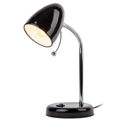 Настольный светильник ЭРА N-116-Е27-40W-BK черный | Настольные светильники под лампу