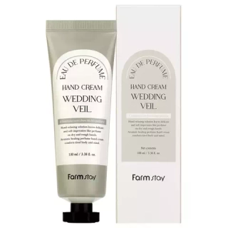 Крем для рук с экстрактом дикой вишни FARMSTAY Eau De Perfume Hand Cream Wedding Veil 100 мл