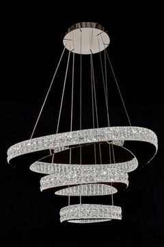 Подвесная люстра LED 220W 3000K/4000K/6000K LE3030/850-3K CH хром Veronique Leon