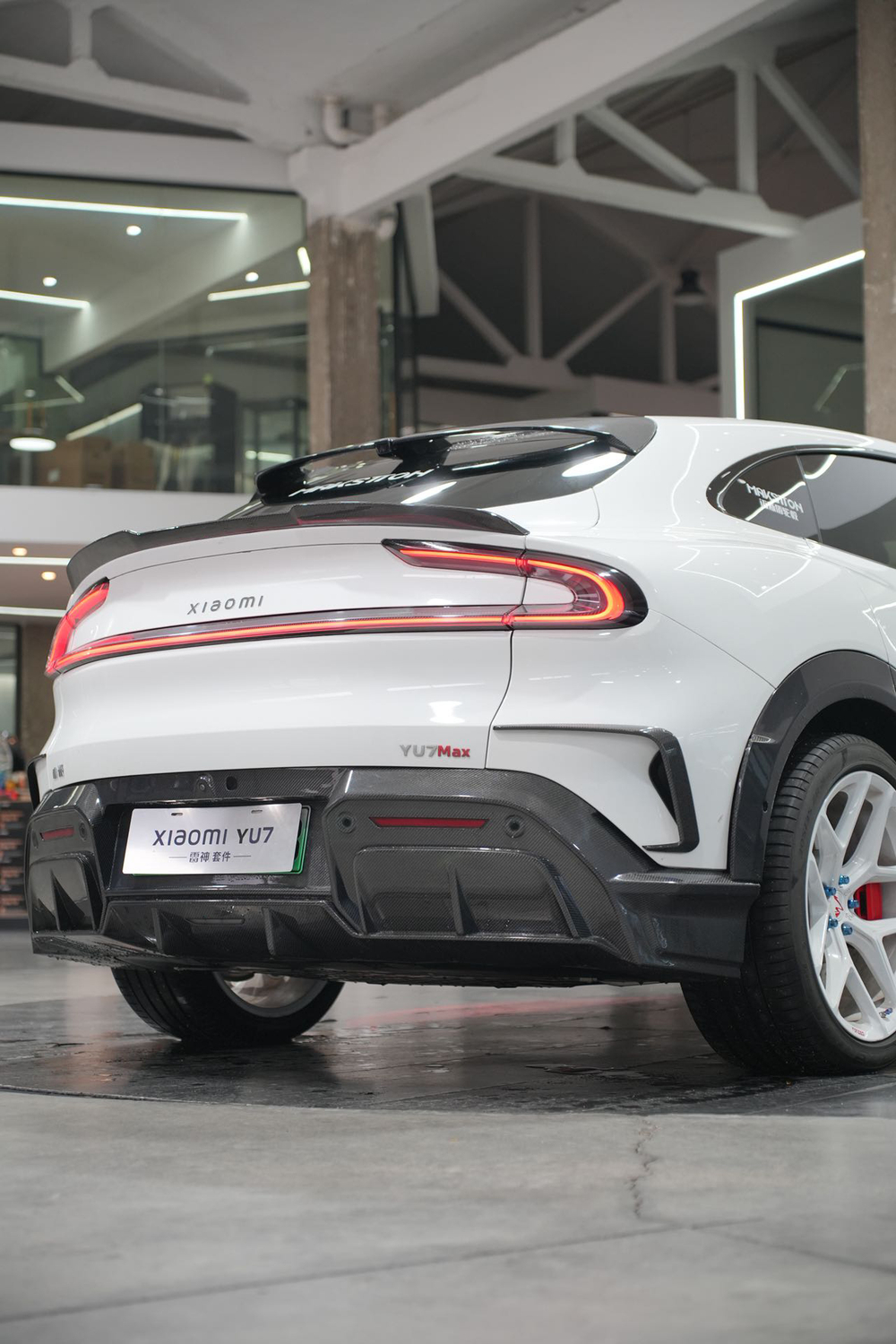 Карбоновый обвес для Xiaomi YU7 YU7 MAX 2024+ Ксяоми аэродинамический боди кит