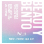 Kaja, Beauty Bento, трио теней для век, сияющий блеск, оттенок 01 розовая вода, 3 г (0,10 унции)