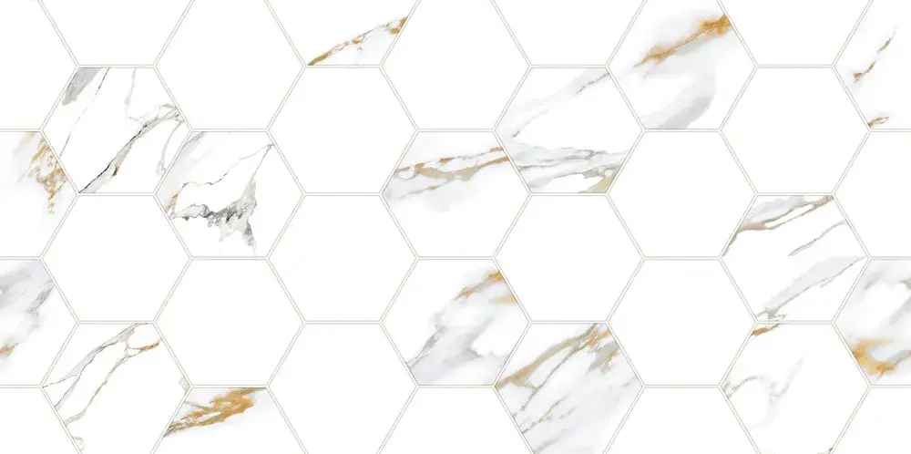 Настенная плитка ALMA Ceramica TWU09DBL014 Dublin 50x24.9 белая глянцевая под мозаику