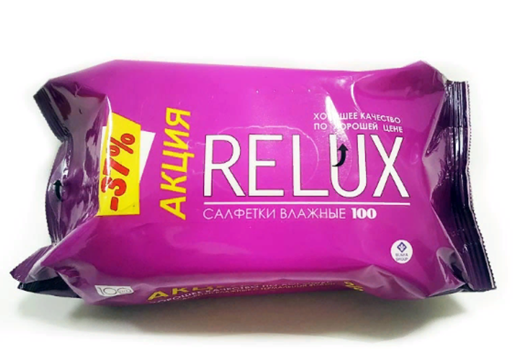 Relux Салфетки влажные, универсальные, с термальной водой, 100 шт