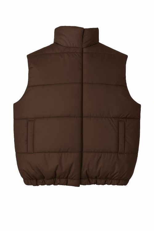 Свитер на молнии вязаный мужской, кофейный