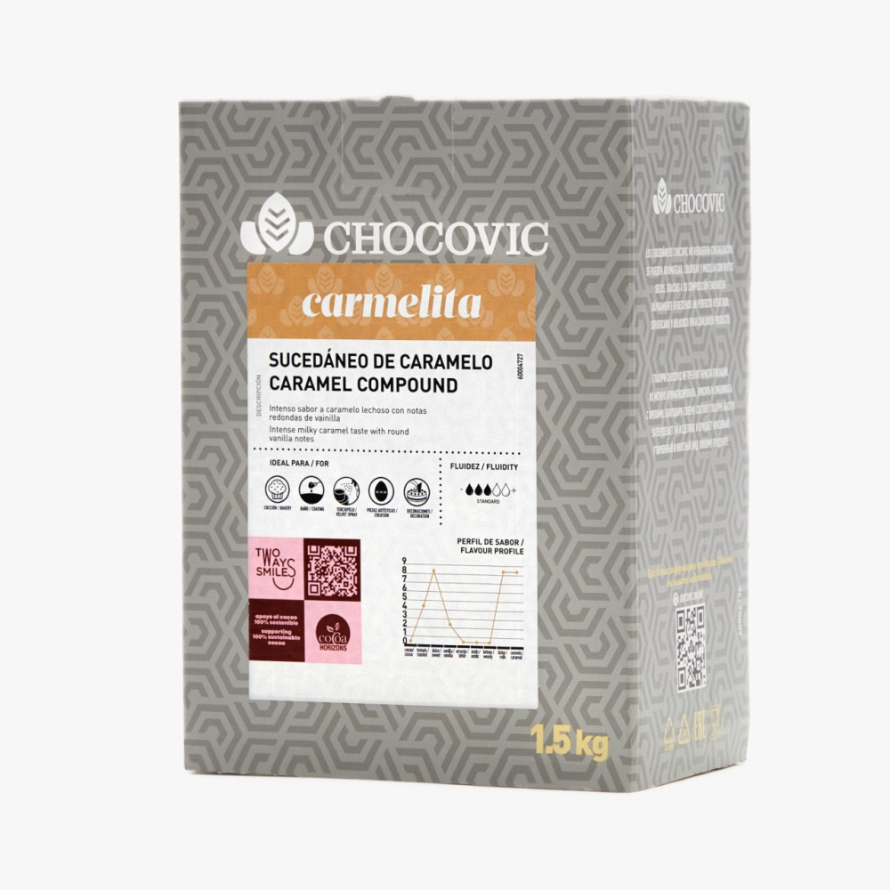 Глазурь кондит. Chocovic Карамельная Carmelita (1.5кг/кор)