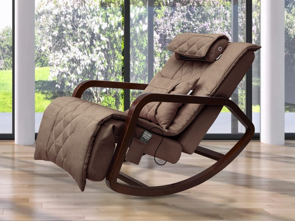 Массажное кресло качалка OTO Grand Life Шоколад