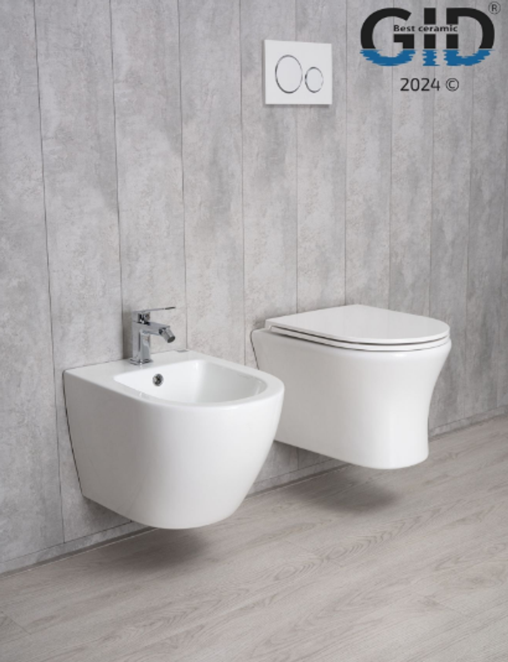 Унитаз подвесной Gid Tr2101 62232Y белый 49x36x36