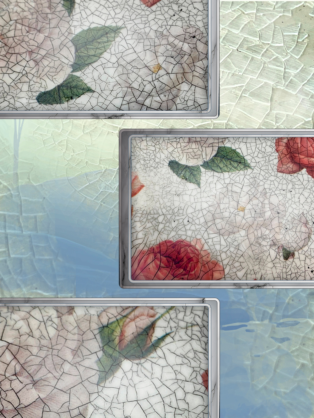 Набор двухшагового кракелюра 20 мл (+затирка «Бронза» 30 мл)