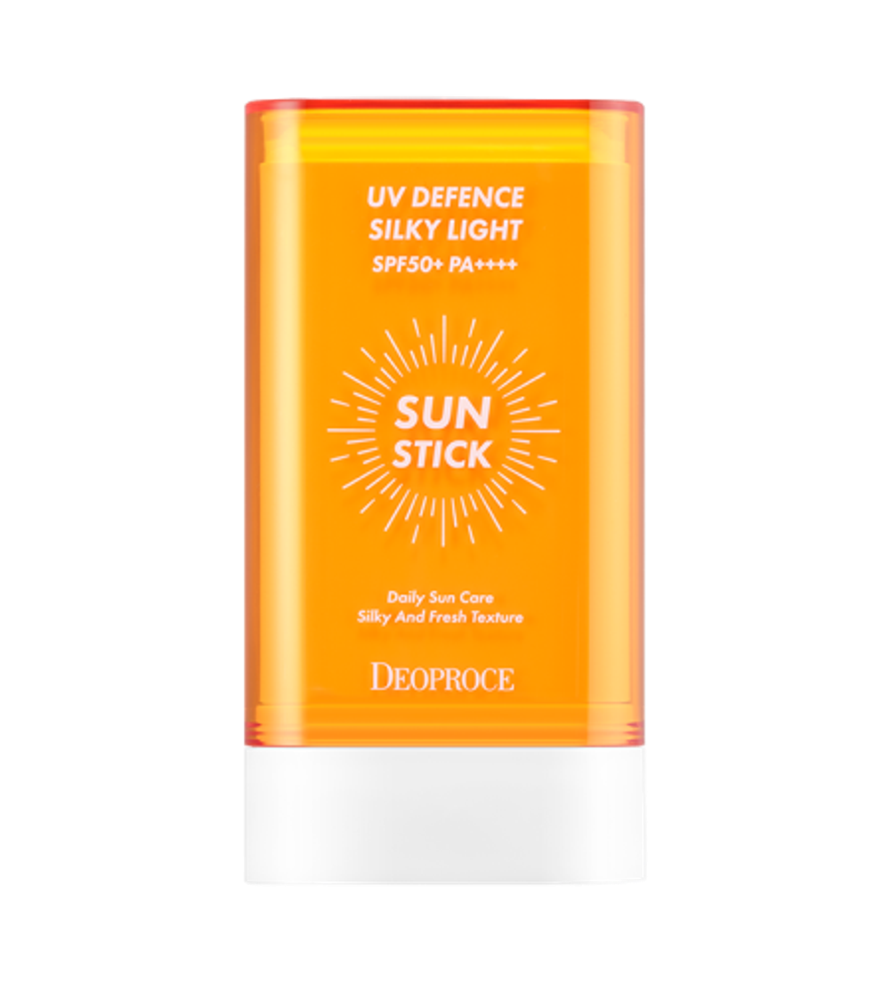 Стик солнцезащитный DEOPROCE UV Defence Silky Light Sun Stick SPF50+ PA++++ 19 гр