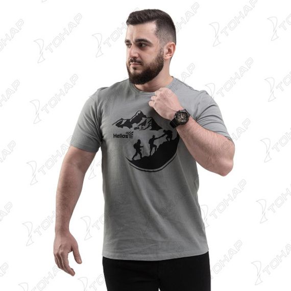 Футболка EXPEDITION серый р.XL (HS-TEG-XL) Helios
