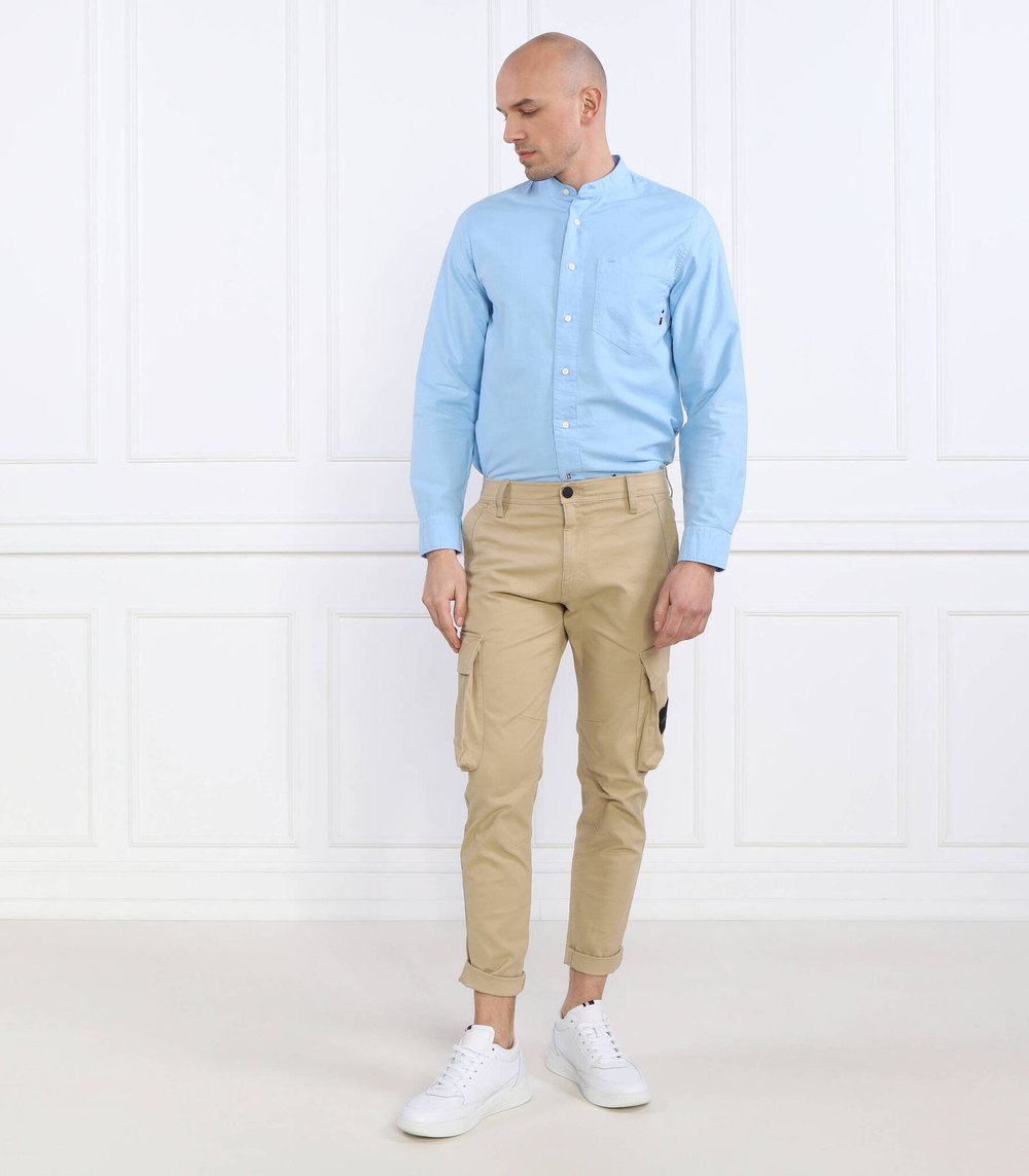 Рубашка PIGMENT GMD MANDARIN Tommy Hilfiger - голубой(MW0MW30920)