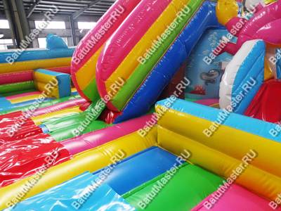 Коммерческий надувной батут "На морском дне" 15*8*8 м