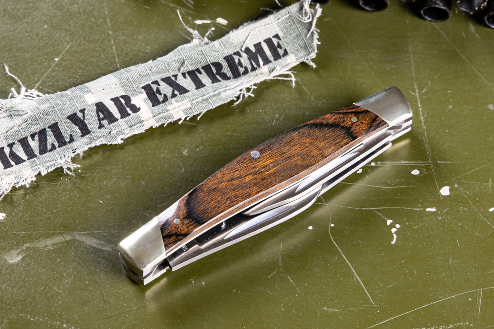 Складной нож Stockman Woodgrain B0371BRS