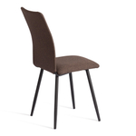 Стул обеденный La Rousse NEW, ткань рогожка, коричневый/черный, 3М7-147, 45x55x93 см