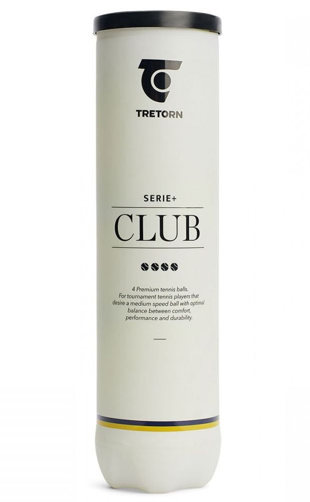 Теннисные мячи Tretorn Serie+ Club (white can) - 4B