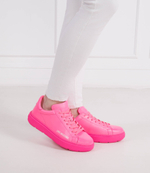 Кожаные кроссовки Love Moschino - фуксия(JA15304G1GID0)