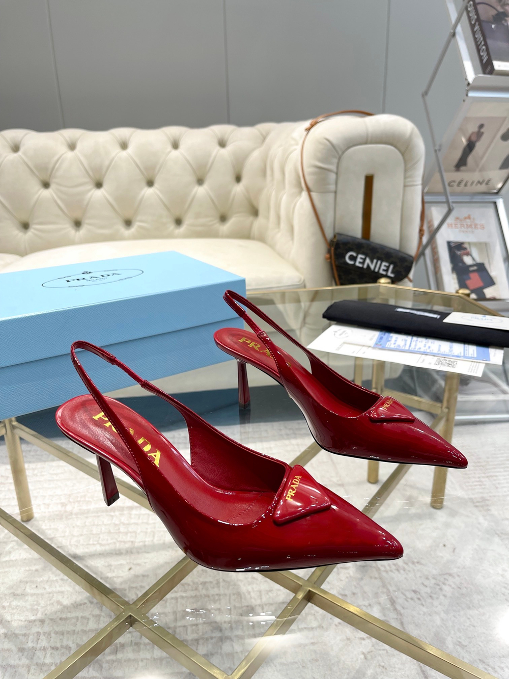 Prada Slingback Pumps