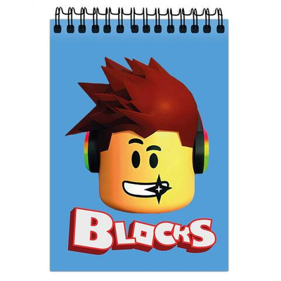 Блокнот А5 141*201 мм. 60л. клетка "Blocks" на гребне, блок-офсет 78256 (Центрум)