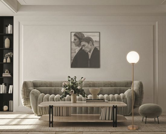 Напольный светильник (торшер) Maytoni MOD013FL-01BS