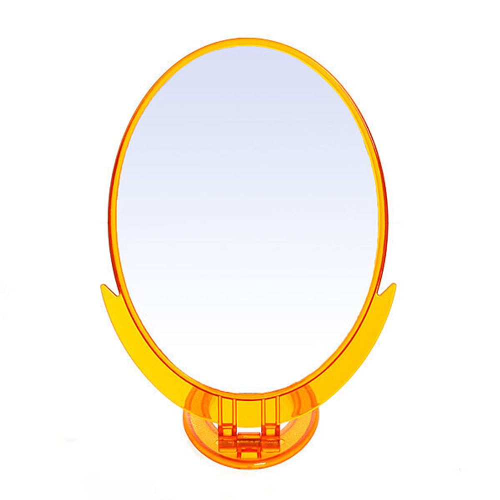 Зеркало настольное в пластиковой оправе «Классика - Практика» овал, подвесное 29см