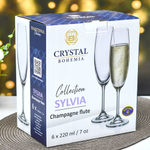 Набор фужеров для шампанского "Sylvia" 6шт 220мл