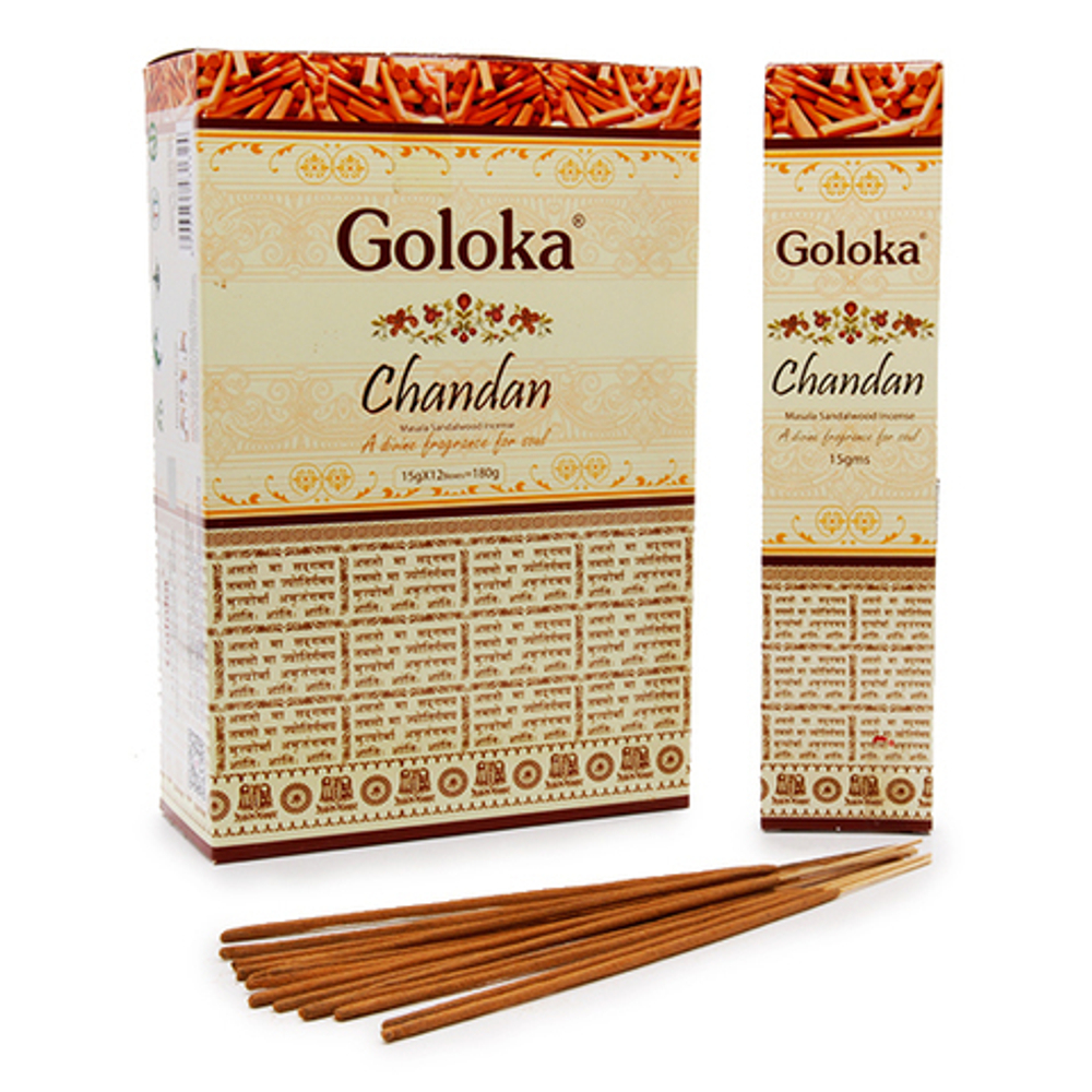 Goloka Chandan Благовоние-масала Чандан, 15 г