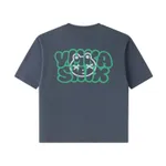 Футболка Ymkashix Logo Face пыльно-синяя